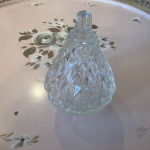 Bleikristall Trinket Box 24% Lead Crystal Pear Shaped Anna Hutte Germany